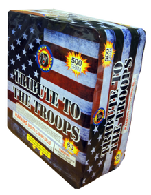 Tribute To The Troops 63-Shot XL Aerial Cake