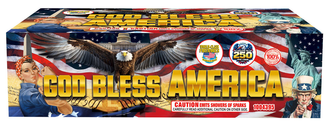 God Bless America XL Fountain