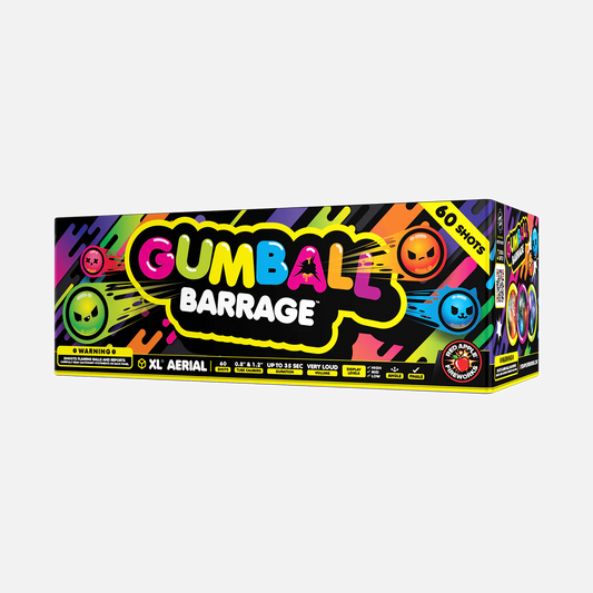 Gumball® Barrage 60-Tiros XL® Aéreos