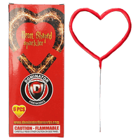 Heart Shaped Sparkler (6-Pack)