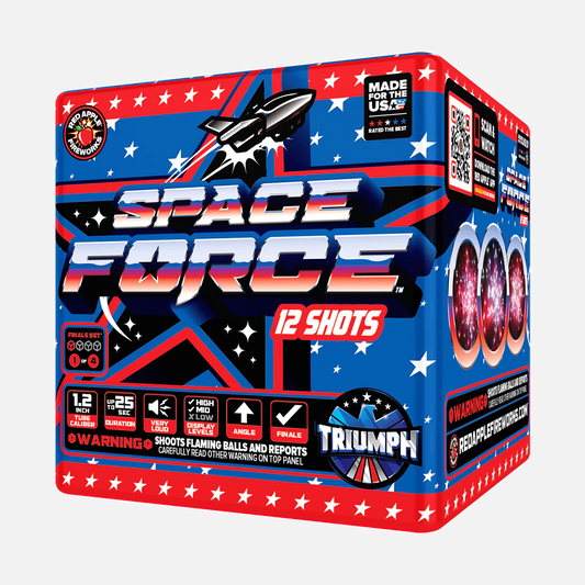 Set de fuegos artificiales aéreos Space Force® de 48 disparos®