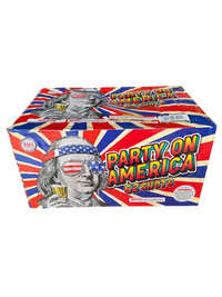 Party on America 52-Shot XL Aerial Cake
