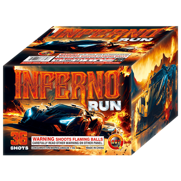 Inferno Run 36-Shot Standard Aerial Cake