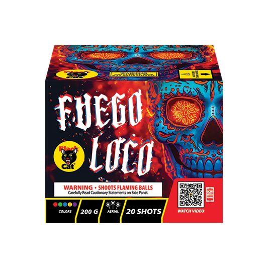 Fuego Loco 20-Shot Standard Aerial Cake