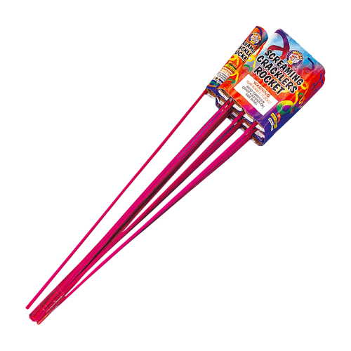 Screaming Cracklers Bottle Rockets (12-Count)