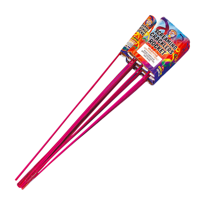 Screaming Cracklers Bottle Rockets (12-Count)