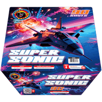 Super Sonic 90-Shot XL Zipper Aerial Cake