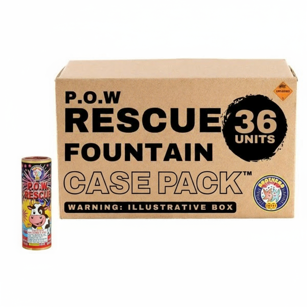 P.O.W Rescue Standard Fountain | Case Pack™ 36/1
