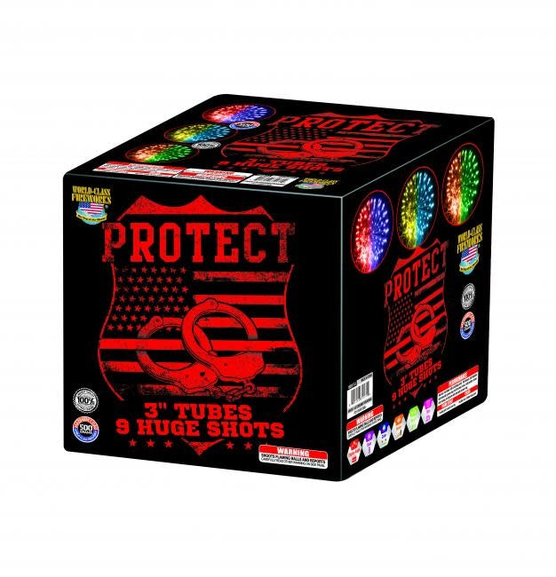 Protect Tarta Aérea XL de 9 Disparos