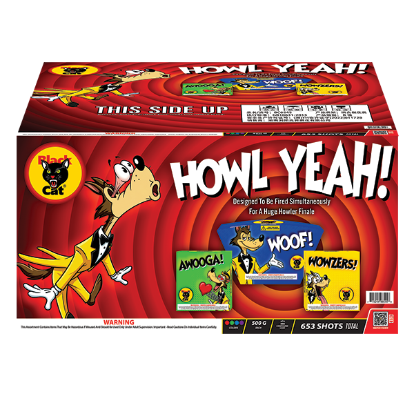 Howl Yeah! 563-Shot XL Aerial Cake Assortment
