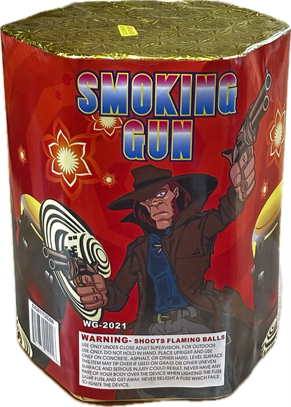 Torta aérea XXL de 25 disparos "Smoking Gun"