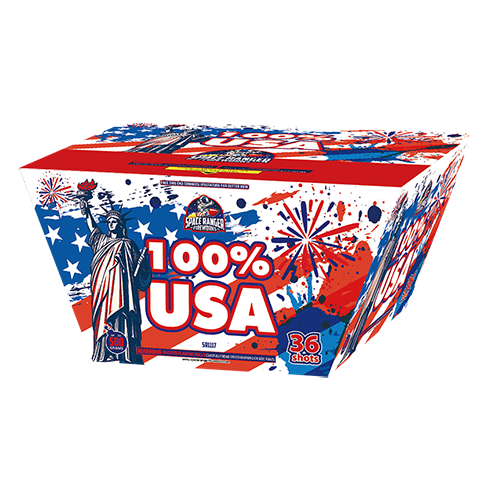 100% USA 36-Shot XL Aerial Cake