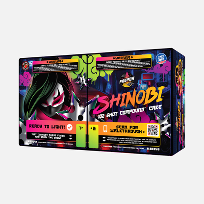 Tarta compuesta Shinobi™ de 102 disparos™