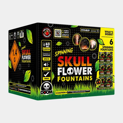 Spinning Skull Flower™ Fountains