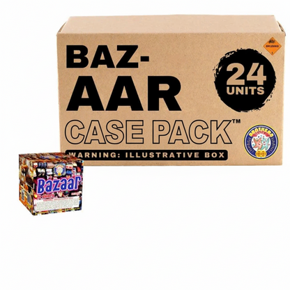 Bazaar 12-Shot Standard Aerial Cake | Case Pack™ 24/1