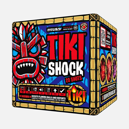 Tiki® Shock! 80 Shot Standard Aerial Finale Set®