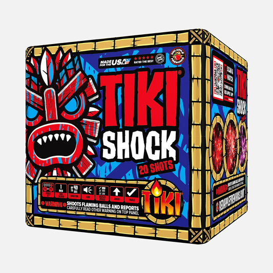 ¡Tiki® Shock! Set de Final de Aéreo Estándar de 80 Disparos®