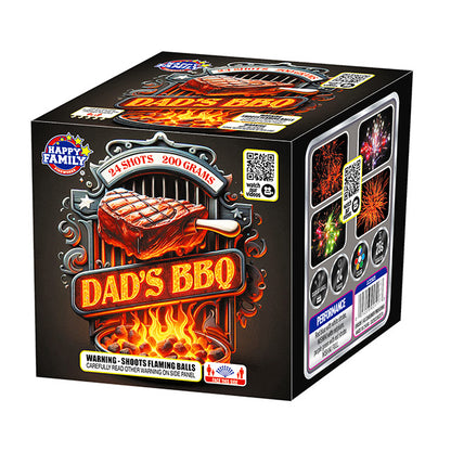 Dad's BBQ 24-Shot Standard Aerial Cake