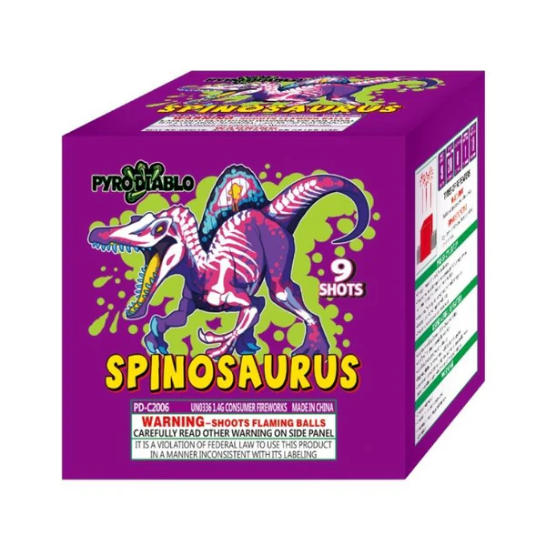 Spinosaurus 9-Shot Standard Aerial Cake | Case Pack™ 24/1