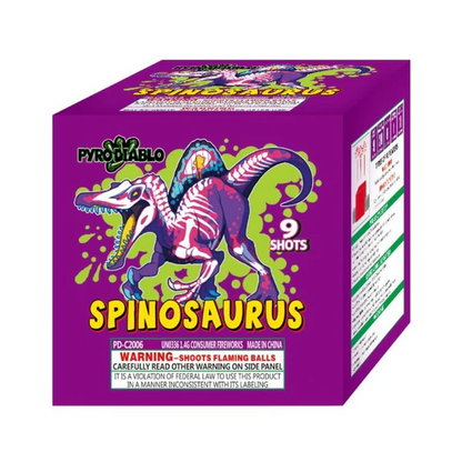 Spinosaurus 9-Shot Standard Aerial Cake | Case Pack™ 24/1