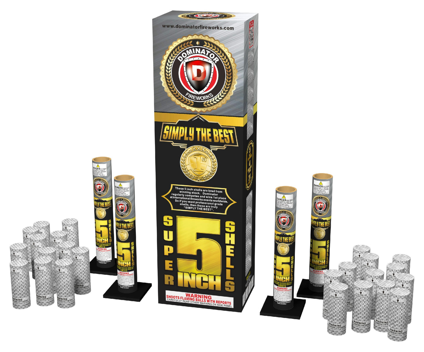 Simply The Best 24-Shot 5 in. Canister Shells