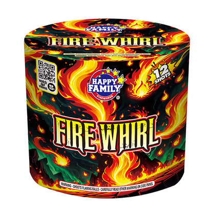 Fire Whirl 12-Shot Standard Aerial Cake