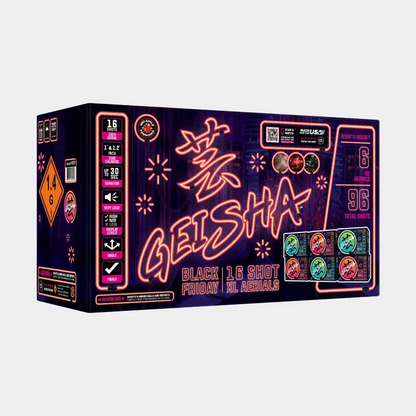 Black Friday Geisha® 16 Disparos XL® Aéreos