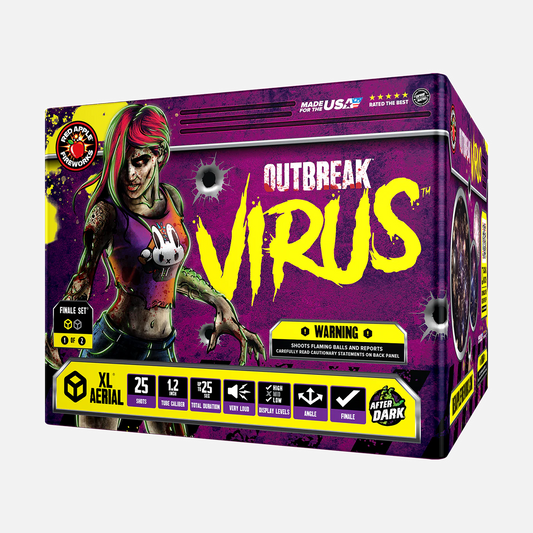 Outbreak™ 51 Disparos XL® Juego de fuegos artificiales aéreos®