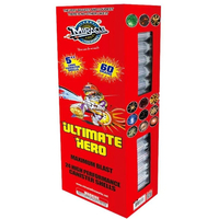 Granadas de mortero Ultimate Hero de 24 disparos