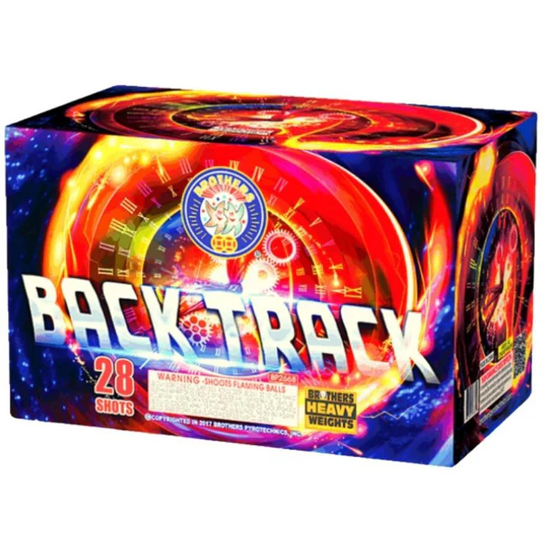 Torta aérea Back Track de 28 disparos XL | Paquete de caja™ 4/1
