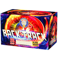 Torta aérea Back Track de 28 disparos XL | Paquete de caja™ 4/1