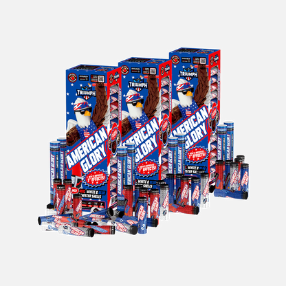 American Glory 24-Shot 7 in. XXL Canister Shells