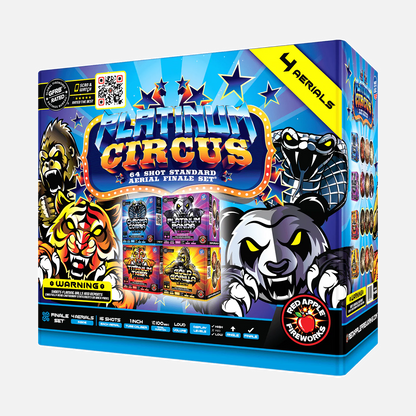 Platinum® Circus Set de Final Aéreo Estándar de 64 Disparos®