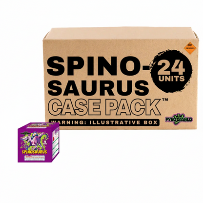 Spinosaurus 9-Shot Standard Aerial Cake | Case Pack™ 24/1