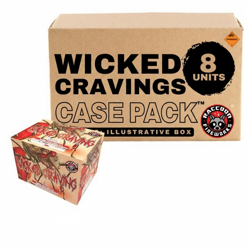Wicked Cravings 25-Shot Standard Aerial Cake | Case 8/1