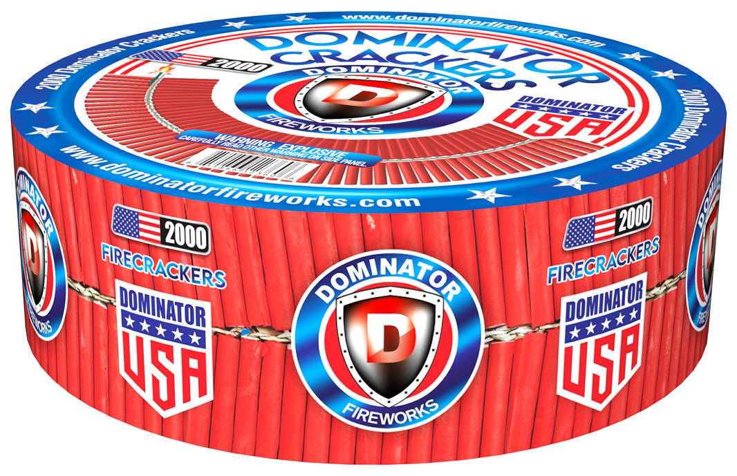 Dominator USA Firecrackers 2,000 Roll