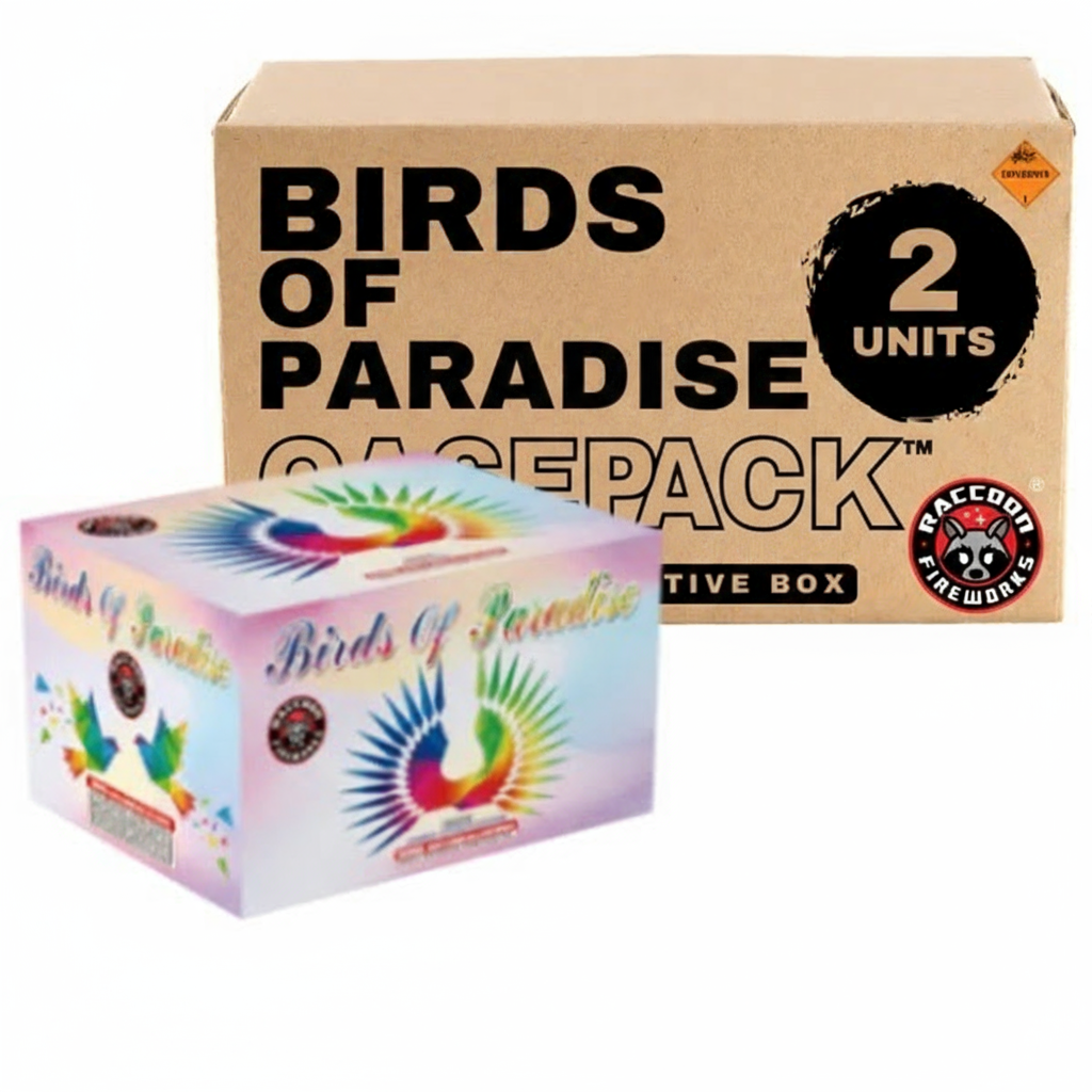 Birds of Paradise 42-Shot XL Aerial Cake | Case Pack™ 2/1