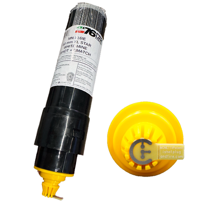 60mm Green XL Star Mine (No Debris-200FT) iShot+Ematch Single Shot Pro-Line