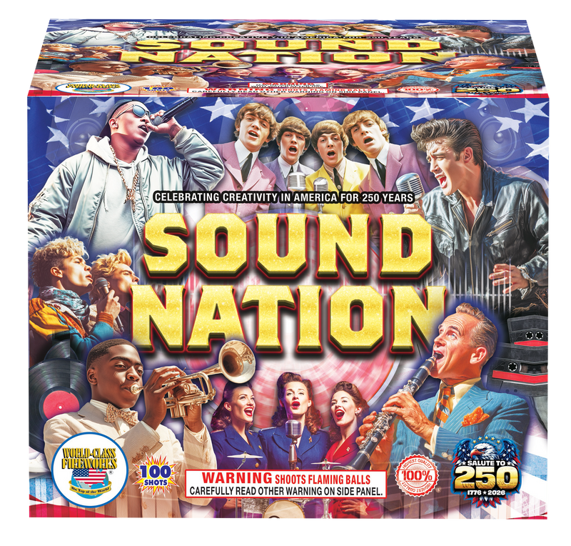 Sound Nation 100-Shot XL Aerial Cake
