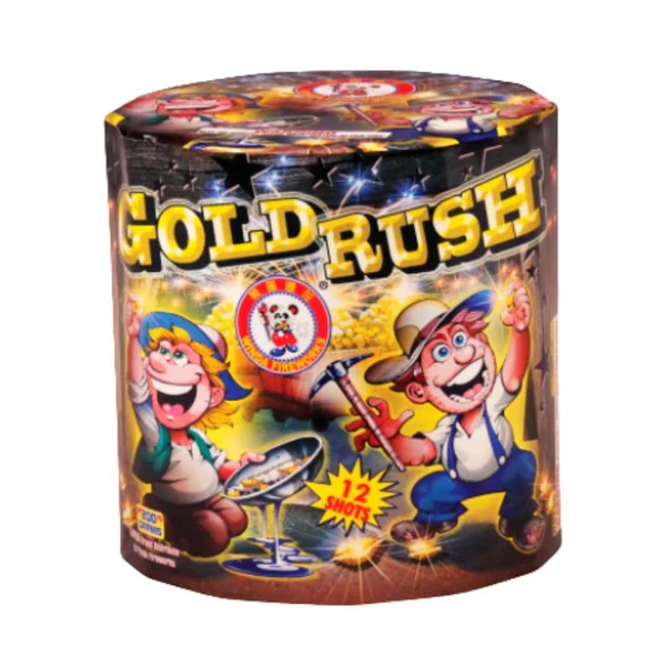 Gold Rush 12-Shot Standard Aerial Cake
