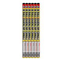 10-Ball Crackling Candle 10-Shot Roman Candle