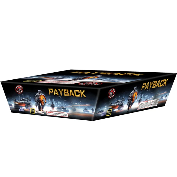 Payback 204-Shot XL Aerial Cake