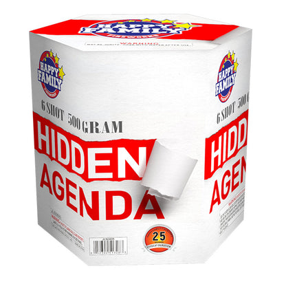 Torta aérea Hidden Agenda 6 disparos XL