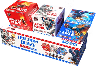 Freedom Blaze 108-Shot XL Aerial Cake