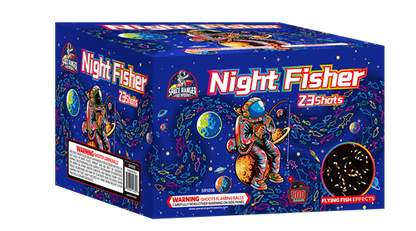 Night Fisher 23-Shot XL Aerial Cake
