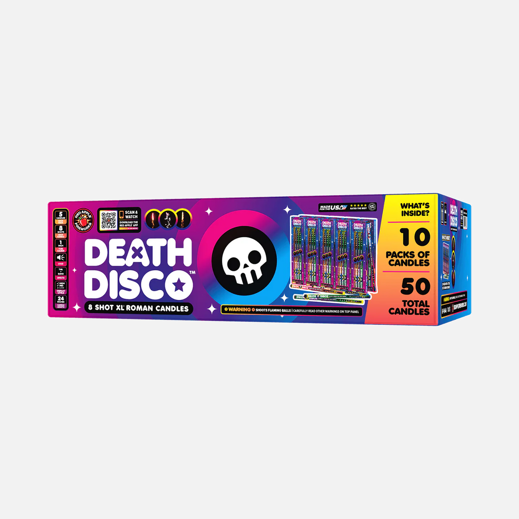 Velas Death Disco™ 8 Shot XL®