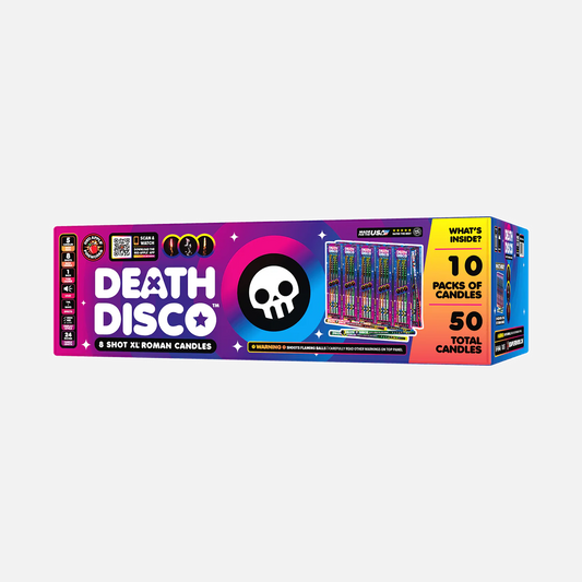 Velas Death Disco™ 8 Shot XL®