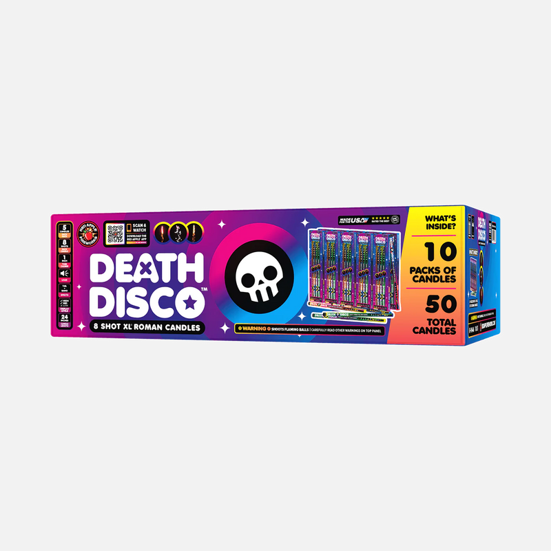 Velas Death Disco™ 8 Shot XL®