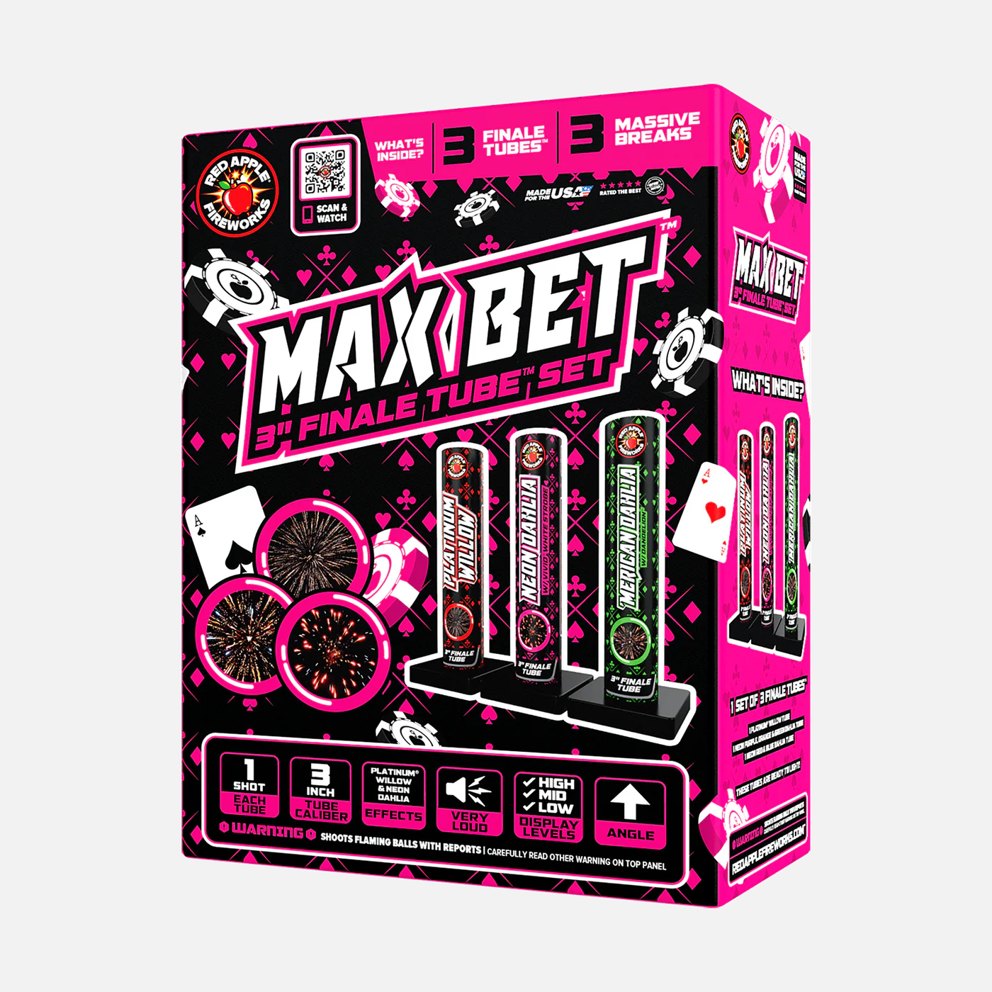 Max Bet 3-Shot Finale Tube Set