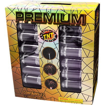 Carcasas tipo cartucho premium de 12 disparos y 5 pulgadas